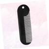 Angoily Zinc Alloy Portable Beard Comb for Men, Sturdy Hair Styling Tool in Black, Useful Beard Supply for Grooming and Salon Use view 4