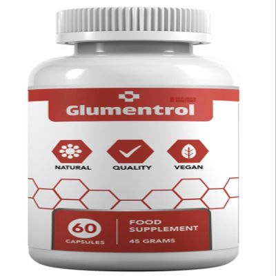 Glumentrol Premium Herbal Complex with Shilajit, Ashwagandha KSM-66, Panax Ginseng, Rhodiola & Turmeric 60 Vegan Capsules Food Supplement