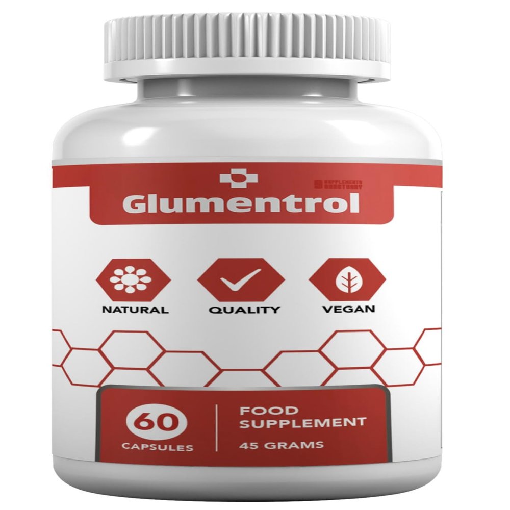 Glumentrol Premium Herbal Complex with Shilajit, Ashwagandha KSM-66, Panax Ginseng, Rhodiola & Turmeric 60 Vegan Capsules Food Supplement