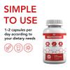 Glumentrol Premium Herbal Complex with Shilajit, Ashwagandha KSM-66, Panax Ginseng, Rhodiola & Turmeric 60 Vegan Capsules Food Supplement view 2