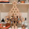 Lodoot Fun Adult Advent-Calendar Countdown-24 Days-Christmas Tree Holder Bottle Wine-Stand Decoration Gifts view 4