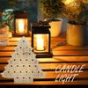 Lodoot Christmas Trees Calendar Wooden Drawers Box Festival Party Home Office Tabletop Decoration Storage view 2