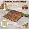 Wooden Threshold Ramp for Home Steps Door Ramp for Wheelchair, Walker view 4