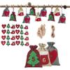 Lodoot 24 Day Bag Felt Stickers Countdown Candy view 1