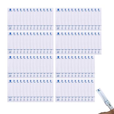Pack of 100 Thermometer Cases, Hygiene Cases, Fever Thermometer, Disposable Protective Covers, Universal Electronic Thermometer Covers for Oral, Armpit, Rectal Digital for Adults, Baby Children