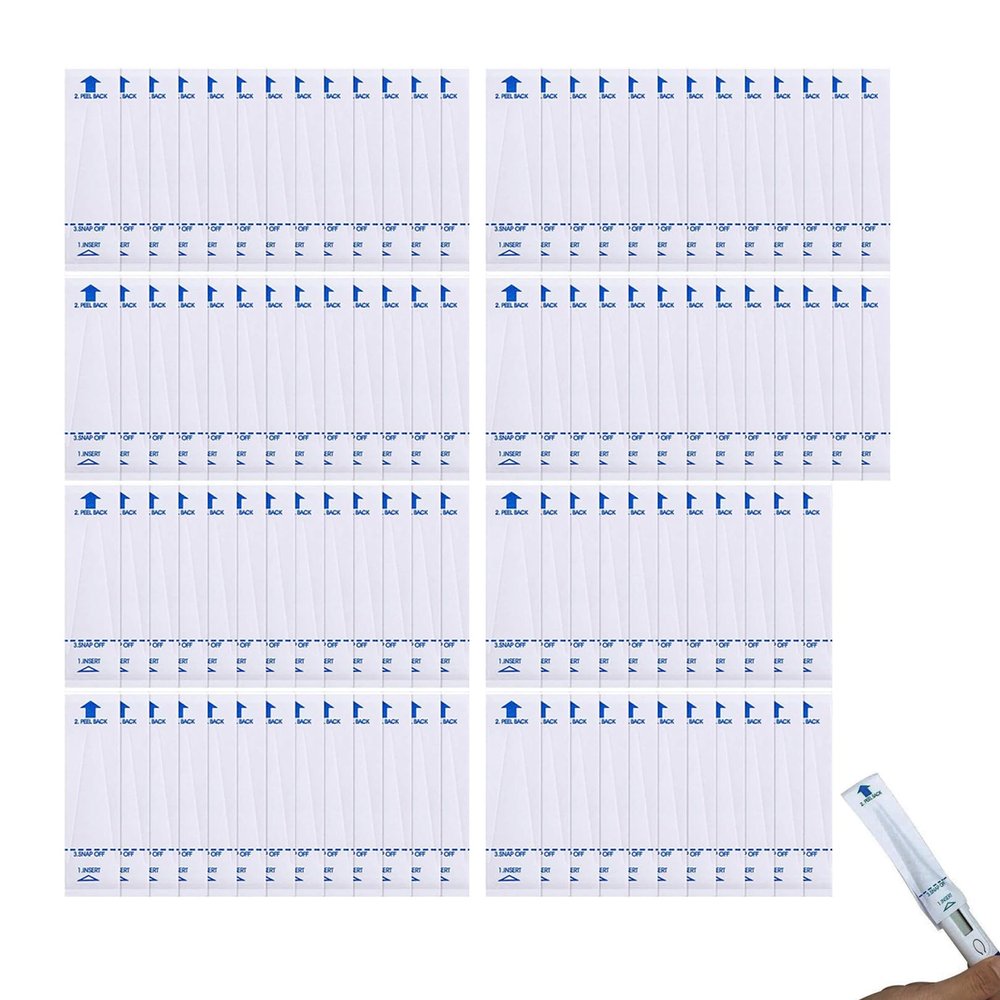 Pack of 100 Thermometer Cases, Hygiene Cases, Fever Thermometer, Disposable Protective Covers, Universal Electronic Thermometer Covers for Oral, Armpit, Rectal Digital for Adults, Baby Children