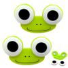 2Pcs Contact Lens Case 3x2x1" Cartoon Frog Shape Contact Lens Travel Case with Adorable Big Eyes, Practical Cute for Home and Travel Cute