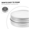 Alipis Shaving Soap Essential Oil and Beard Men with Peppermint Portable Travel Shaving Soap, for Smooth and Practical Wet Shave view 3
