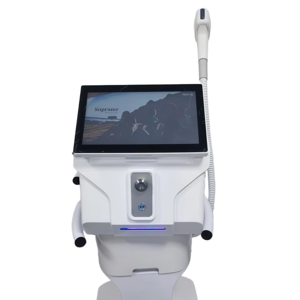 2026 Professional 808nm+755nm+1064nm Diode Ice Titanium Laser Hair Removal Machine Portable 10Bar