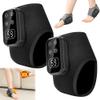 2Pcs Rechargeable Foot Warmer & Massager with Heating - Shiatsu Kneading for Tired Feet, Portable Wireless Design with Adjustable Heat Settings 3-Speed & 5-Temperature (Black) view 1