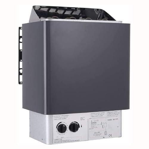 Electric Sauna Heater, 220V Steam Bath Stove 3-9kW with Internal Controller, Timer & Adjustable Temperature, Ideal for Home Hotel Spa, 141-459 Cubic Feet