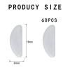 30 Pairs Silicone Eyeglass Nose Pads, Glasses Nose Grips Non Slip,Glasses Noses Pads,Soft Adhesive Glassess Anti Slip D-Shaped Silicone Padss,for Eye Glassess & Sunglasses view 2