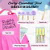 Cake Decorating Kit with Piping Bags, Spatula, Measuring Cup Icing Piping Kit, Linen Bakers Gonna Bake Pink Apron Baking Essentials & Baking Accessories for Adults view 2