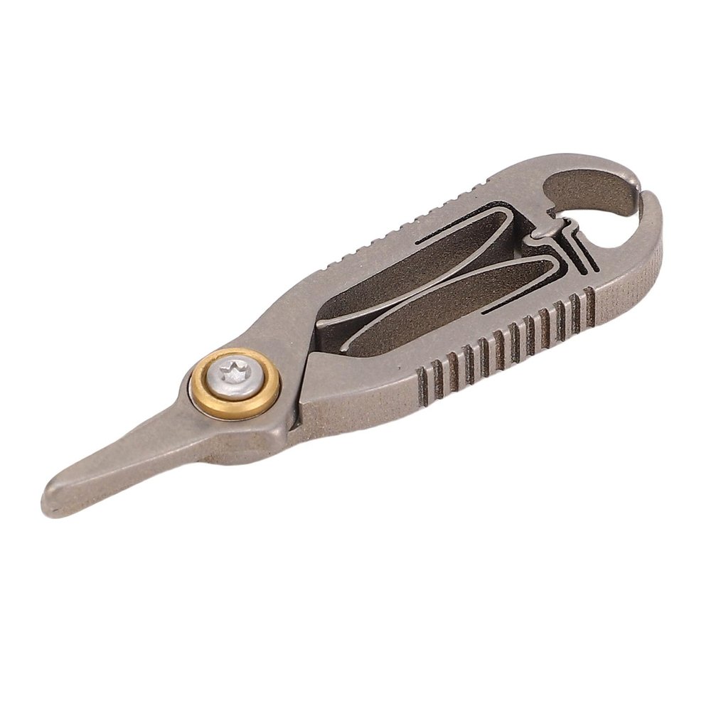 Bediffer Nose Hair Trimming Scissors Durable Ti Alloy Round Tip Grooming Tool for Men and Women