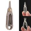 Bediffer Nose Hair Trimming Scissors Durable Ti Alloy Round Tip Grooming Tool for Men and Women view 2