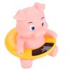 Pongnas Baby Bath Thermometer Temperature Display Floating Cute Animal Thermometer Water Measurement Safety for Baby Bath Time (Pink Pig) view 2