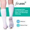 FITLEGS - Grip Anti-Embolism Compression Stocking, Multipack, S, White view 3