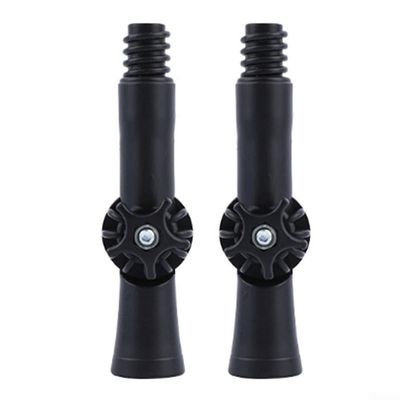 2-Pack Extension Rod Angle Adapter with 360-Degree Swivel Head, Adjustable Telescopic Mop Pole for Home Cleaning, Made of ABS Plastic(1)