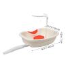 SWOOMEY Reclining Hair Wash Tub with U-Shaped Water Circulation Portable Shampoo Basin for Home Care Elderly and Bedridden Individuals view 2