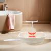 SWOOMEY Reclining Hair Wash Tub with U-Shaped Water Circulation Portable Shampoo Basin for Home Care Elderly and Bedridden Individuals view 4