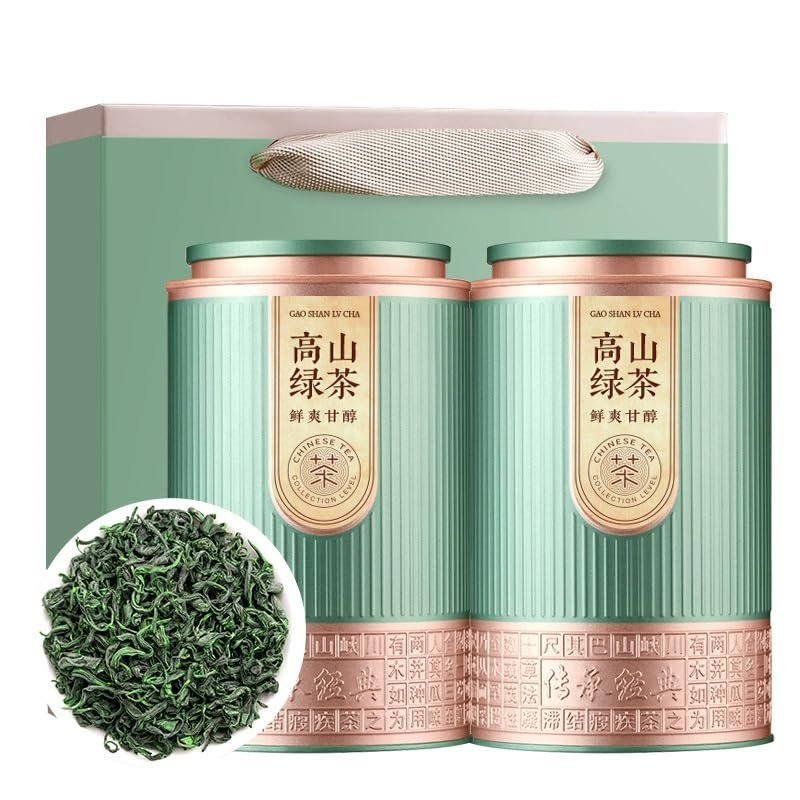 First Picking of High Mountain Yunwu Green Tea, Strongly Aromatic Refreshing Taste-125g*2 Cans