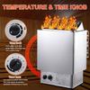 Electric Sauna Heater, Stainless Steel Sauna Stove with Internal Controller, Timer 0-180 Min, Temperature 0-100 for 2-13m Room view 4
