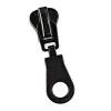 10pcs 5# Colorful Resin Zipper Pulls Round Slider Heads for Clothing Coats Uniforms Sewing Tools(10 pcs Black) view 1