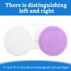 ASelected 20 Pack Contact Lens Cases, Contact Lenses Case with Left/Right Caps, Leak-Proof Contact Lenses Holder Box for Home Travel Outdoor, Colorful view 2