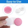 ASelected 20 Pack Contact Lens Cases, Contact Lenses Case with Left/Right Caps, Leak-Proof Contact Lenses Holder Box for Home Travel Outdoor, Colorful view 4
