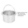 Ausla Aluminum Alloy Wax Warmer Inner Pot, Non Stick Coating, Seamless Replacement for Home and Salon Use, Quick Heating and Easy Clean view 2