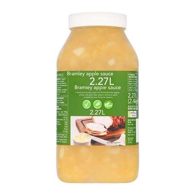 Bramley Apple Sauce 2.27L Vegan & Vegetarian Perfect for Cooking, Baking, and Desserts - cfs