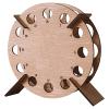 Nosqew Xmas Countdown Wine Rack Wooden Advent Calendar Wine Stand Festive Holiday Decor for Christmas Party Home Decoration Brown (593.00) view 1