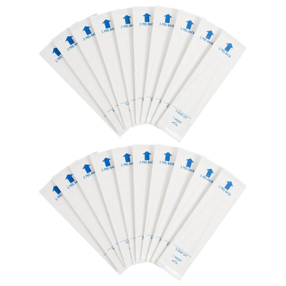 YARNOW 150pcs Disposable Covers Universal Fit Protective Paper Sleeves for Oral Thermometers Easy to Use Suitable for Home and Hospital Use