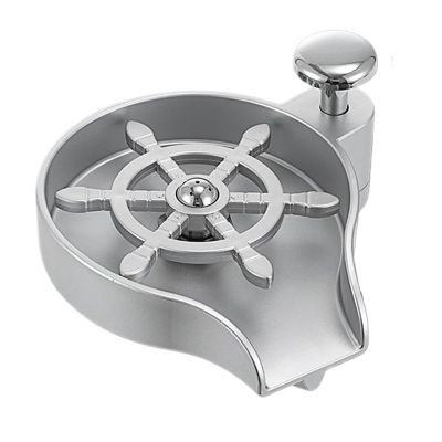 Cup Rinser for Sink - Kitchen Cup Washing Tool Stainless Steel,Bottle Washing Rinser,for Sports Water Bottles Mugs Thermal Flasks Wine Glasses