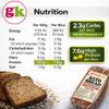 Groovy Keto Bread Low Carb Sliced Loaf - 2.3g Carbs, 7.6g Protein, 16 Slices (400g) Multigrain Seeded, Diabetic Friendly, Low Calorie 67 Kcal (1 Pack) view 2
