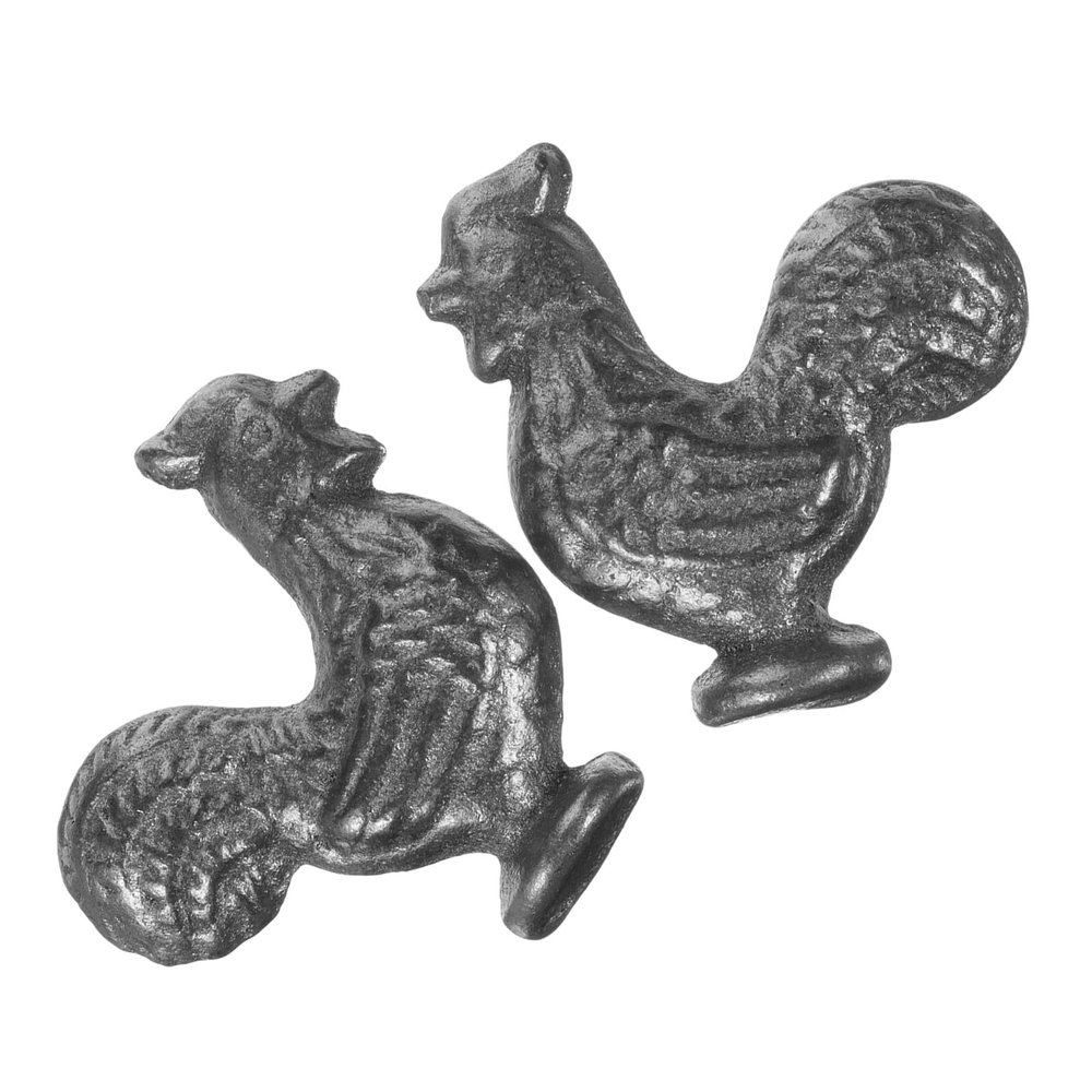 Cabilock 2pcs Cast Iron Cooking Tools Iron Chicken Tool Natural for Vegans Athletes Boy Girl