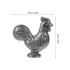 Cabilock 2pcs Cast Iron Cooking Tools Iron Chicken Tool Natural for Vegans Athletes Boy Girl view 2