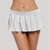 2026 Skirt Women's Role Play Pleated Mini Skirt Ruffle Lingerie for School Girls, White, S view 3