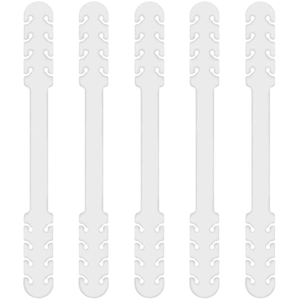 5PCS Plastic Mask Clip Masks Holder Ear Rope Grip Extender Strap Extension Hook Belt Anti-Slip Adjustable Relieving Wearnig Pain Useful Multicolor