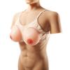 Silicone Breast Forms for Men and Women - Strap-On False Boobs Bust Enhancer, Waterdrop Shaped Prosthesis for Transgender and Mastectomy Support view 1
