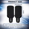 1 Pair Football Shin Pads with Ankle Protectors, Dual-Layer EVA Breathable Guards for Soccer, Elastic Compression Wrap for Stability & Comfort, Dual-Sided Support Sleeves for Men Women (Black) view 2