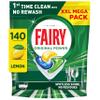 Fairy Original Power Dishwasher Tablets Lemon, 140 Capsules view 1