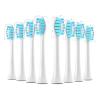 8Pack Replacement Toothbrush Heads,Compatible for Phlps Soni, Care Replacement Heads, Sonicare Replacement Brush Head,White(8pcs Green) view 1
