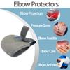 BIVIKEY 1 Pcs 100Wool Elbow Pressure Sores Protector Arm Pads Adjustable Suitable for Office Home Elderly Care and Medical Institutions Unisex Wool Grey view 2