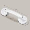 Bathroom Suction Grab Rail,ABS Plastic Shower Safety Handle,Anti Slip Shower Grab Bars for Seniors,No-Drilling Installation,300kg Weight Capacity(White) view 2