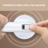 Bathroom Suction Grab Rail,ABS Plastic Shower Safety Handle,Anti Slip Shower Grab Bars for Seniors,No-Drilling Installation,300kg Weight Capacity(White) view 3