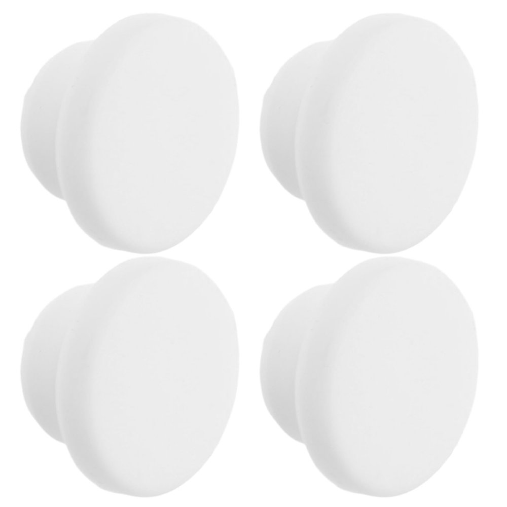 DECORNIJIA 4pcs Water Flosser Replacement Part Silicone Tank Seal Stopper Compatible with Multiple Models White Tight Seal for Home and Office Use