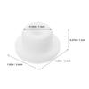 DECORNIJIA 4pcs Water Flosser Replacement Part Silicone Tank Seal Stopper Compatible with Multiple Models White Tight Seal for Home and Office Use view 2
