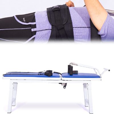 Back Lumbar Traction Device - Spine Posture Corrector for Home Use, Cervical Extension Stretcher for Alleviating Back Pain, Herniated Disc & Sciatica Relief
