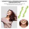 ARTSEWPLY Silicone Smile Trainer Mouth Muscle Tightener Green Facial Exerciser Oral Speech Therapy Tool for Pronunciation and Anti-Wrinkle Face Exercise view 2